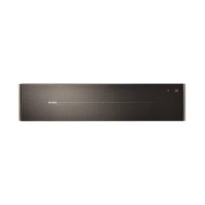 14 cm Black Glass with Pearl Effect Built-in Vacuum drawer