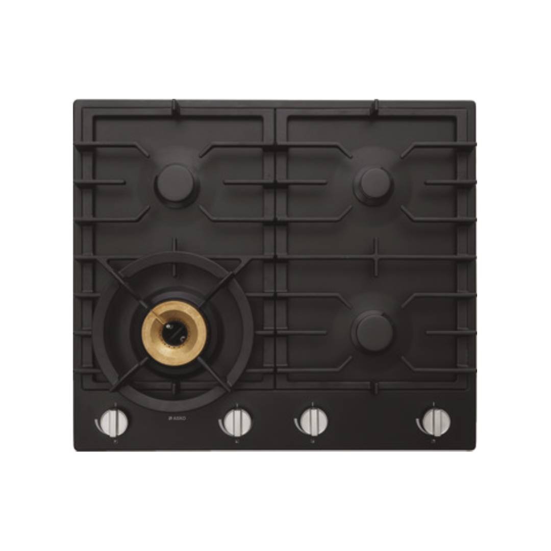 60 cm Built-in Brass 4-Burner Gas Hob