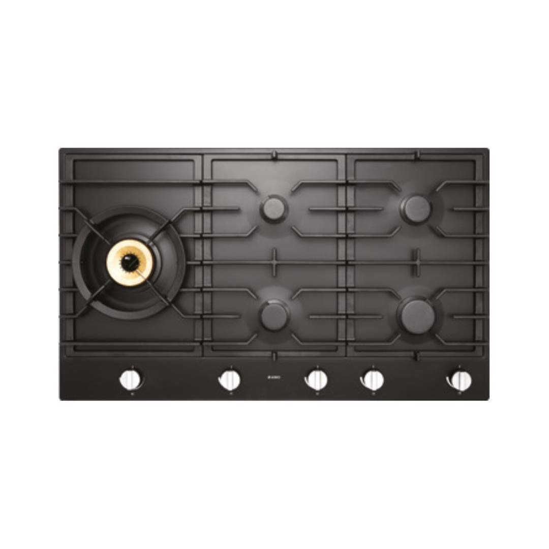 90 cm Built-in Brass 5-Burner Gas Hob