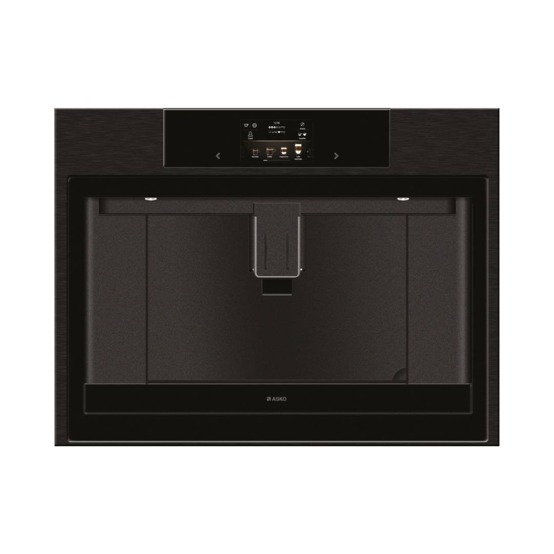Built-in Coffee Machines With Black Steel Finish