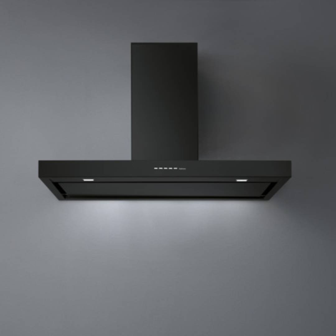Plane NRS 90 cm Black Wall mounted hood
