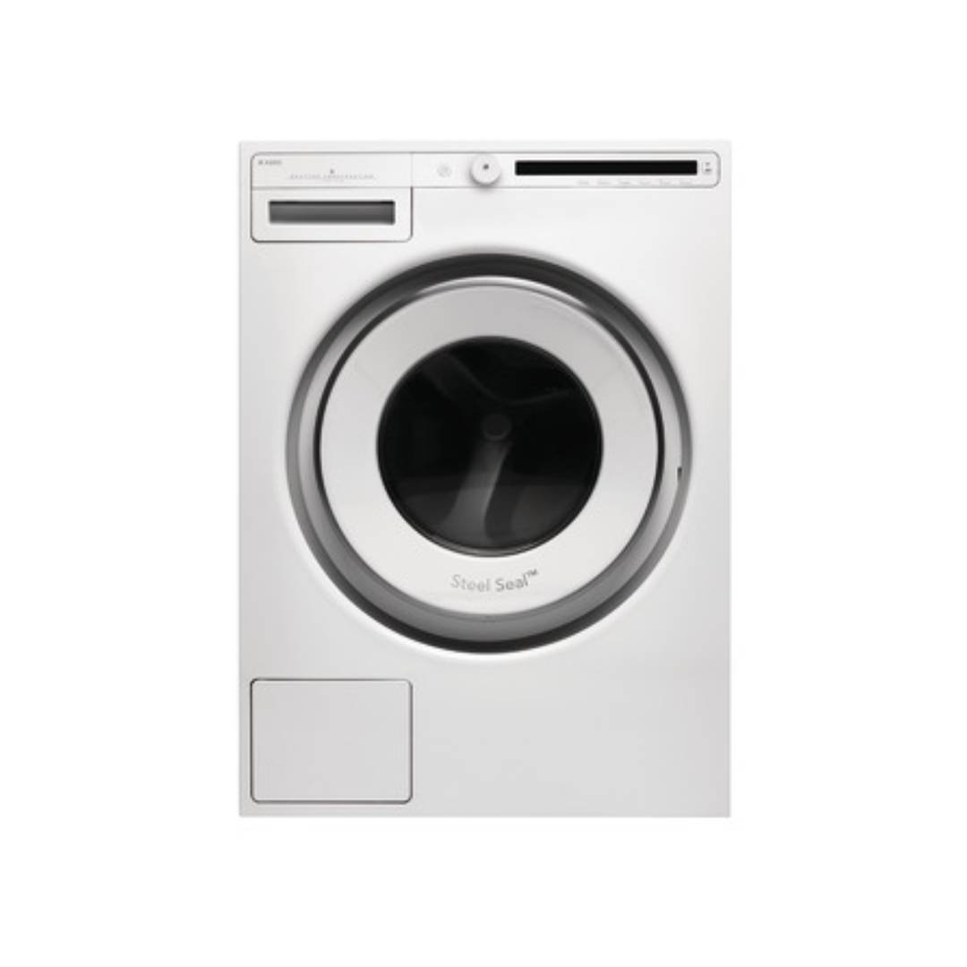 White 8 kg Front Load Freestanding Washing Machine
